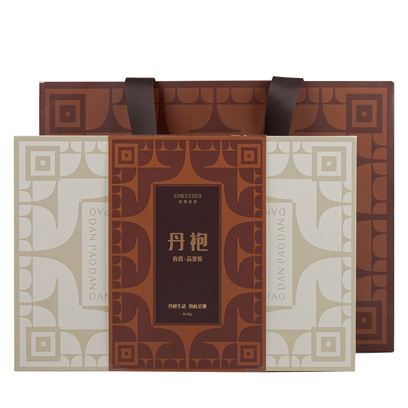 丹袍茶葉 正宗武夷山茶葉 巖香品鑒裝  水仙*2 肉桂*2 大紅袍*2